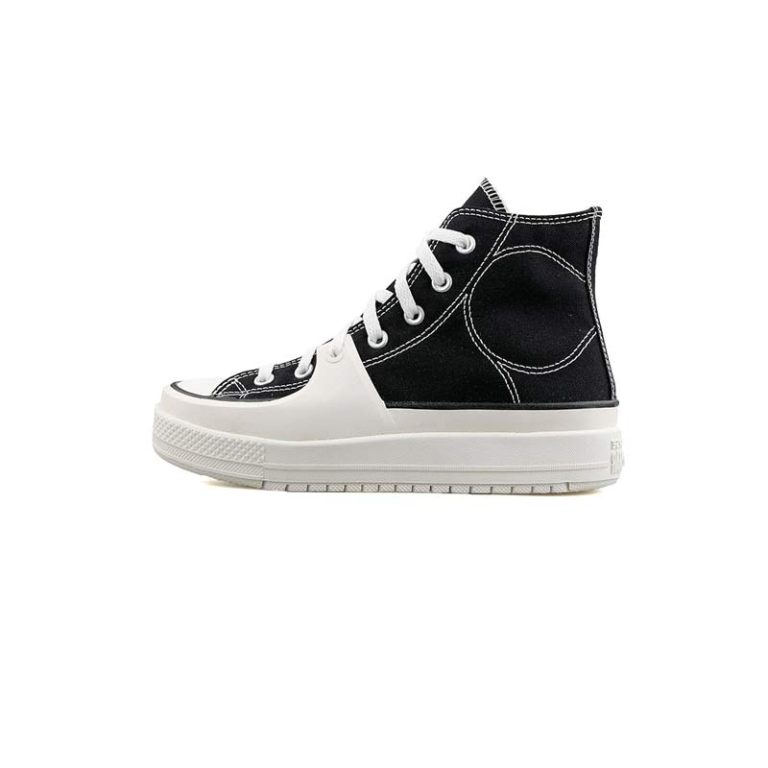 کتونی آل استار کانورس مشکی سفید Converse Chuck Taylor All Star Construct Black White