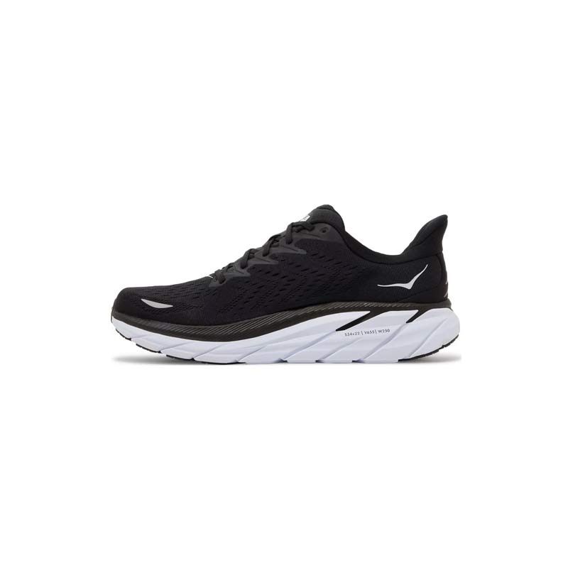 کتونی رانینگ هوکا کلیفتن 8 مشکی سفید Hoka Clifton 8 Black White