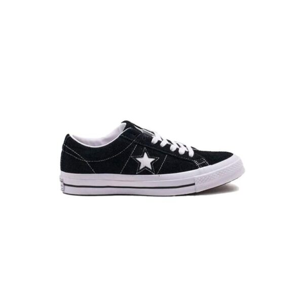 کتونی کانورس وان استار مشکی Converse One Star Low Black Suede 158369C