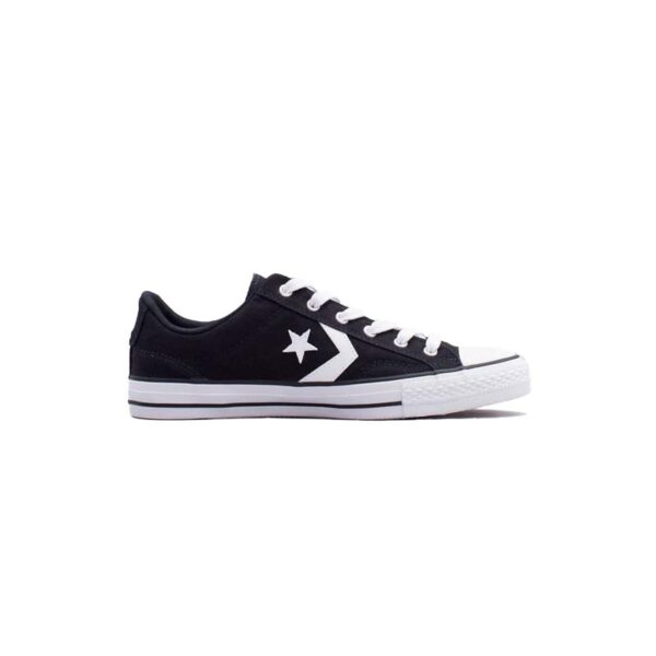 کتونی کانورس وان استار مشکی Converse Star Player Ox Black White 161595C