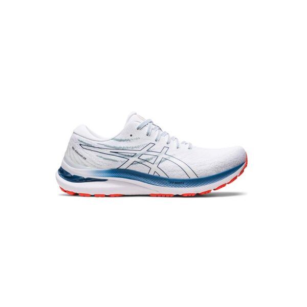 کتونی رانینگ اسیکس کایانو 29 سفید آبی Asics Gel-Kayano 29 White Blue