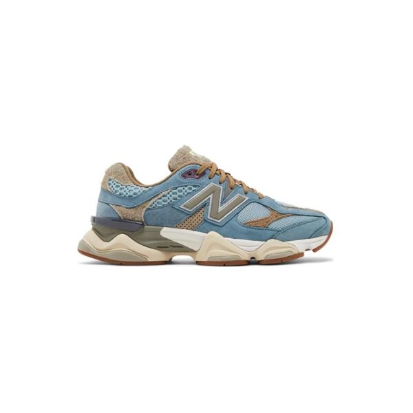 کتونی نیوبالانس 9060 آبی کرم قهوه ای New Balance 9060 Bodega Age of Discovery