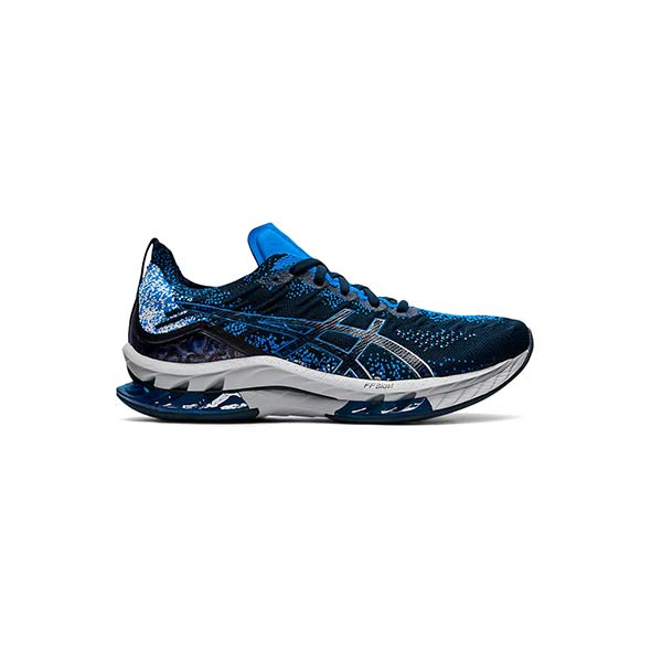 کتونی اسیکس کینسی مشکی آبی Asics Kinsei Blast French Blue