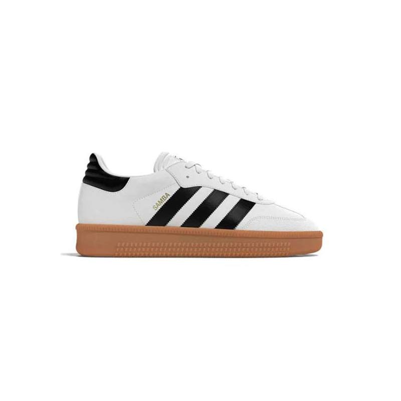 کتونی آدیداس سامبا ایکس.ال.جی لژبلند سفید مشکی Adidas Samba XLG White Black