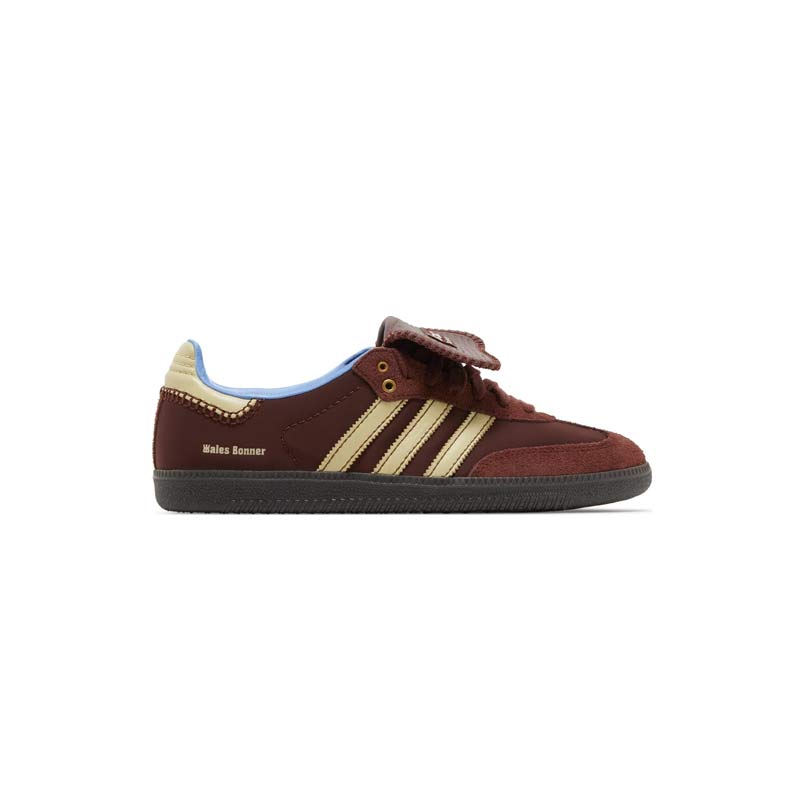 کتونى آدیداس سامبا ولز بانر زرشکی کرم Adidas Samba Wales Bonner Nylon Fox Brown