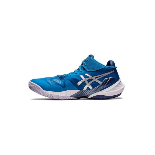 کتونی والیبال اسیکس متارایز آبی سفید نقره ای Asics Metarise Island Blue Pure Silver