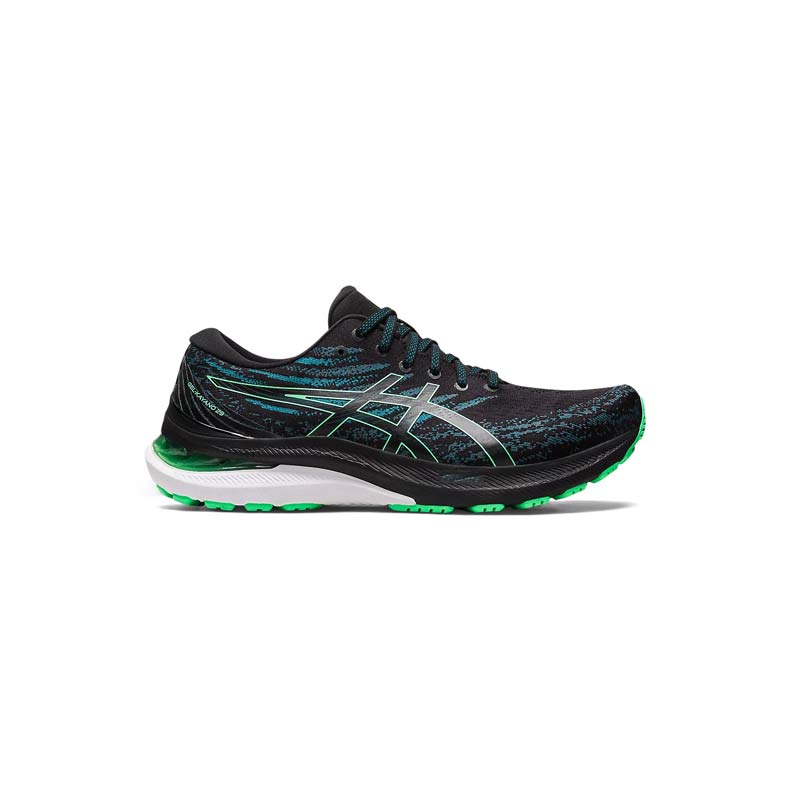 کتونی رانینگ اسیکس کایانو 29 مشکی سبز آبی Asics Gel Kayano 29 Black Green Blue