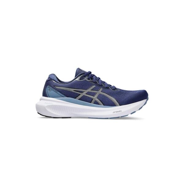 کتونی رانینگ اسیکس کایانو 30 سورمه ای سفید Asics Gel Kayano 30 Deep Ocean Blue White