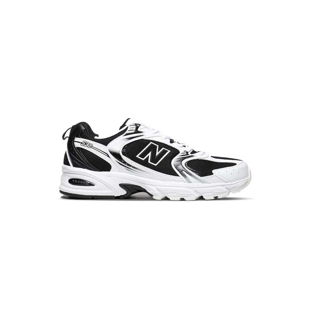 کتونی نیوبالانس 530 سفید مشکی New Balance 530 White Black