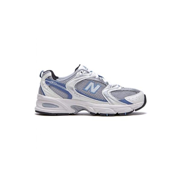 کتونی نیوبالانس 530 سفید نقره ای آبی New Balance 530 Steel Blue