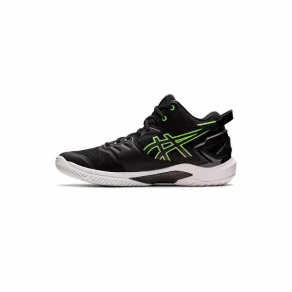 کتونی والیبال اسیکس ژل برست 26 مشکی سبز Asics Gel Burst 26 Black Green