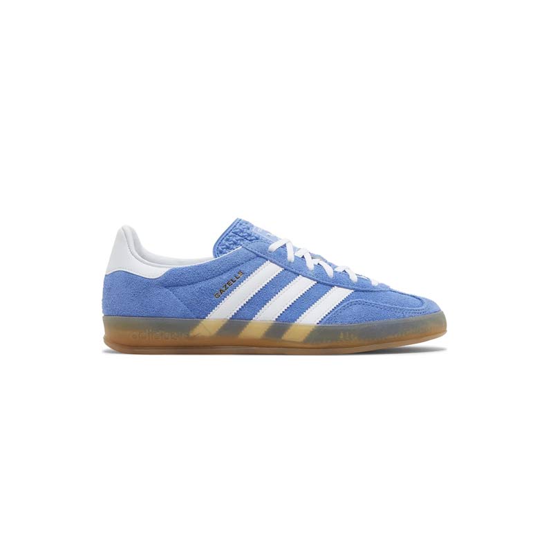 کتونی آدیداس گزل آبی قهوه ای Adidas Gazelle Indoor Blue Fusion Gum