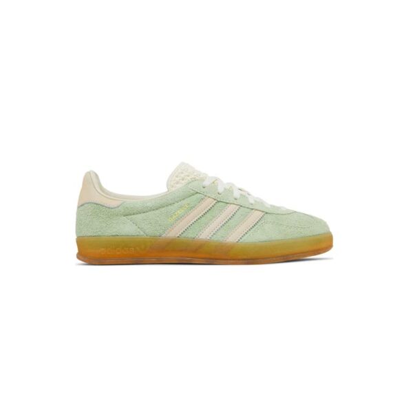 کتونى آدیداس گزل سبز کرمی Adidas Gazelle Indoor Green Spark