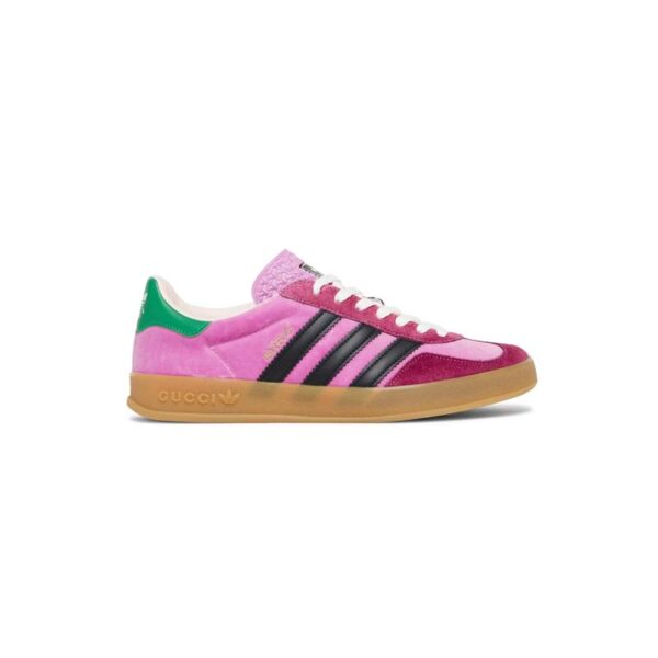 کتونى آدیداس گزل گوچی صورتی Adidas Gazelle Gucci Pink Velvet