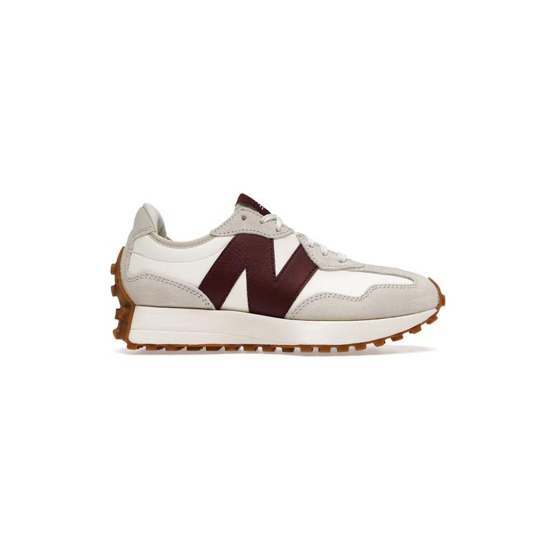 کتونی نیوبالانس 327 کرم زرشکی New Balance 327 Moonbeam Classic Burgundy