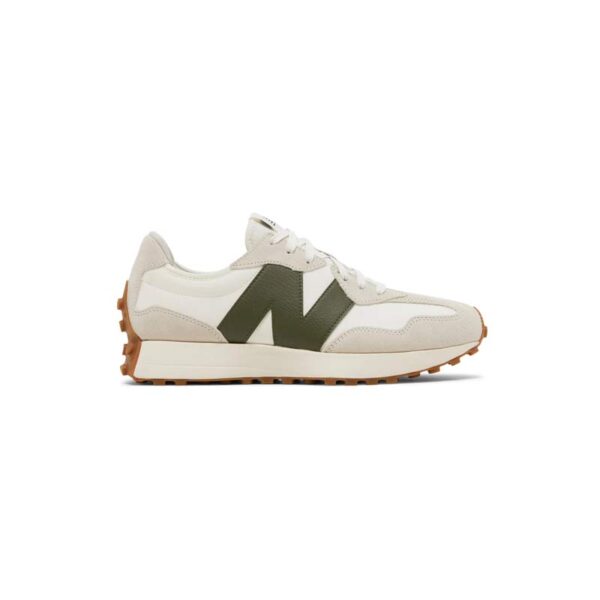 کتونی نیوبالانس 327 کرم سبز New Balance 327 Oatmeal Oak Green