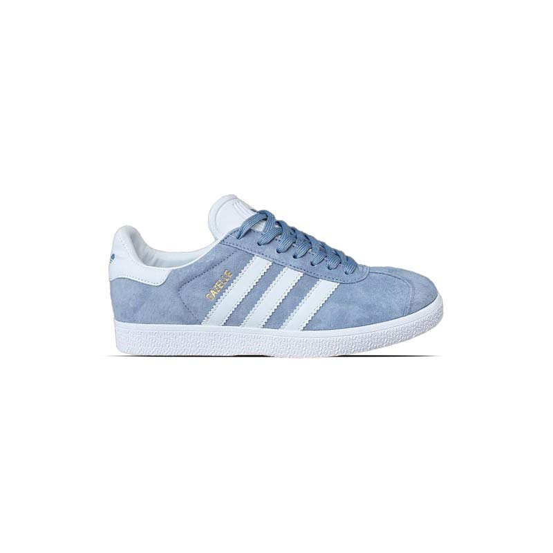 کتونى آدیداس گزل طوسی آبی کمرنگ Adidas Gazelle Light Blue Grey